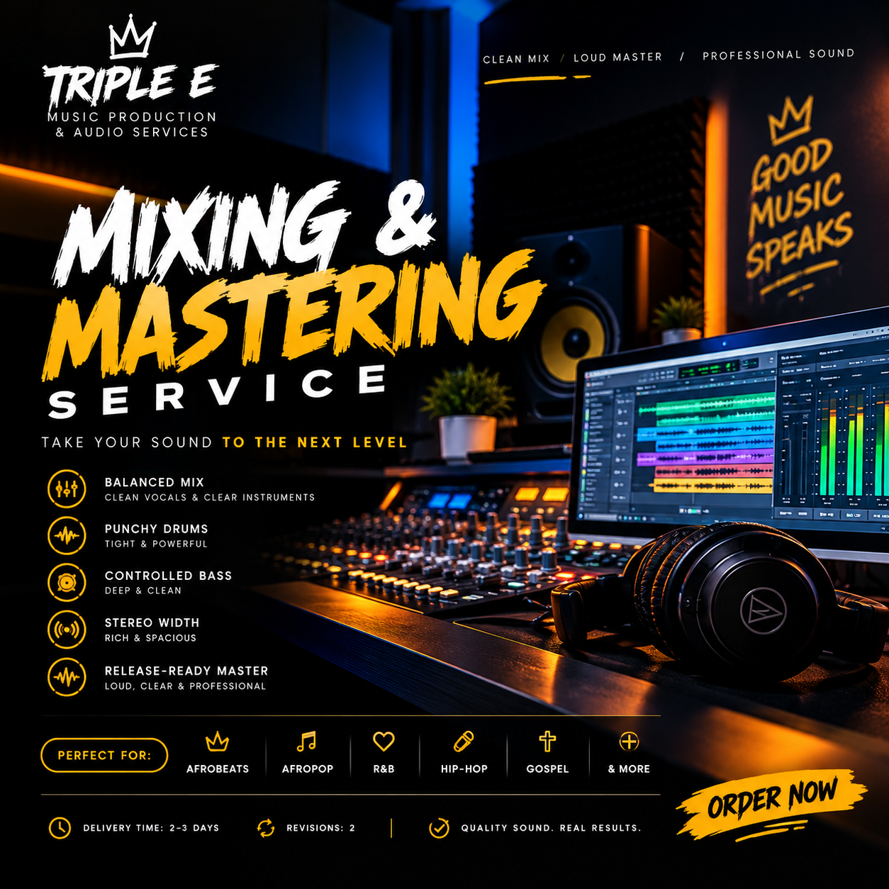 Cover for Mix & Master