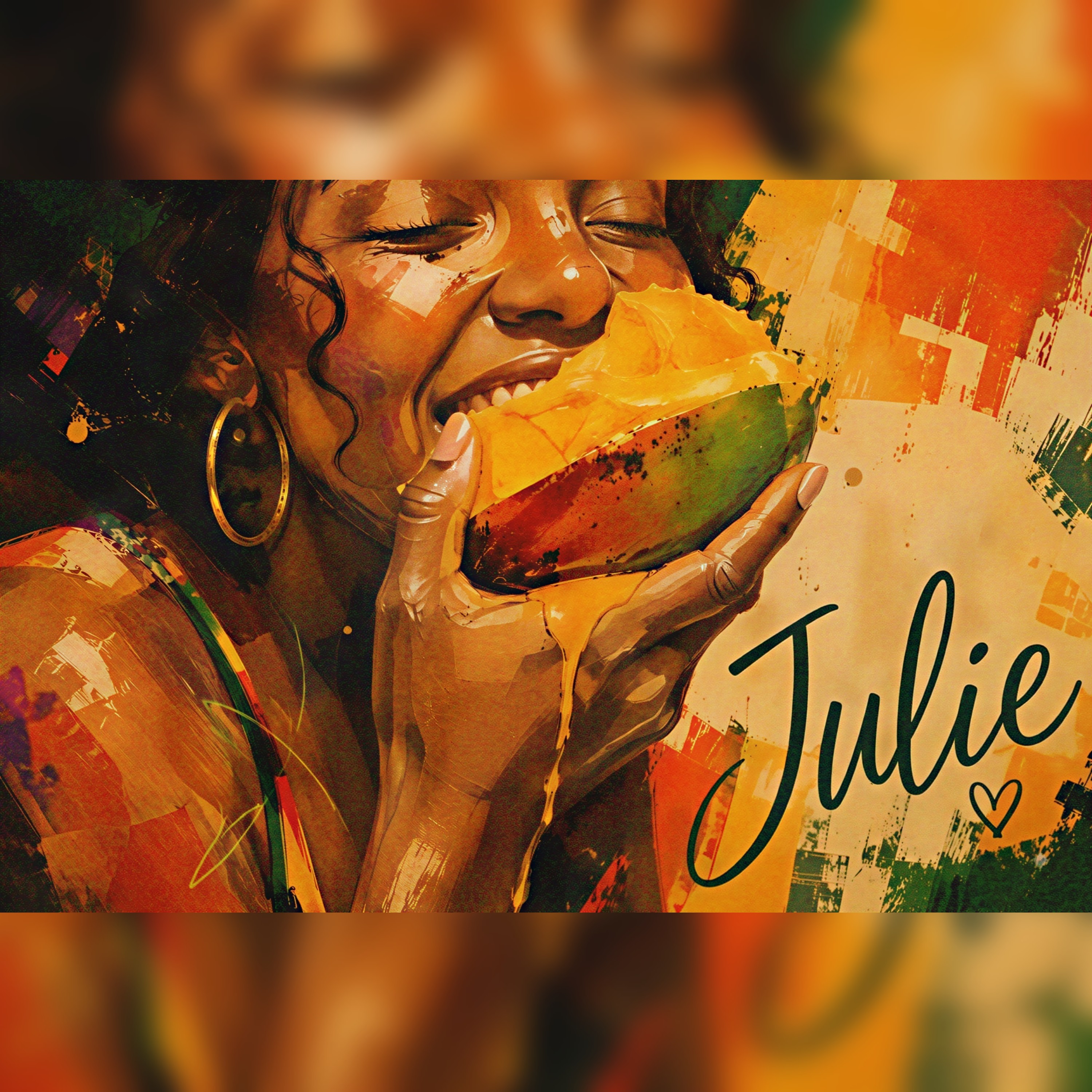 Cover art for "Julie" Soca Promo